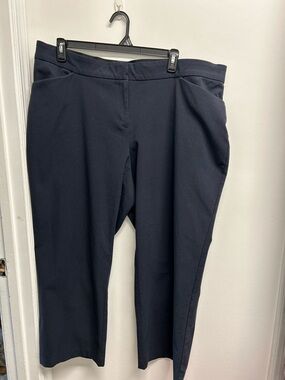 croft & barrow Navy Straight-Leg Women's Pants